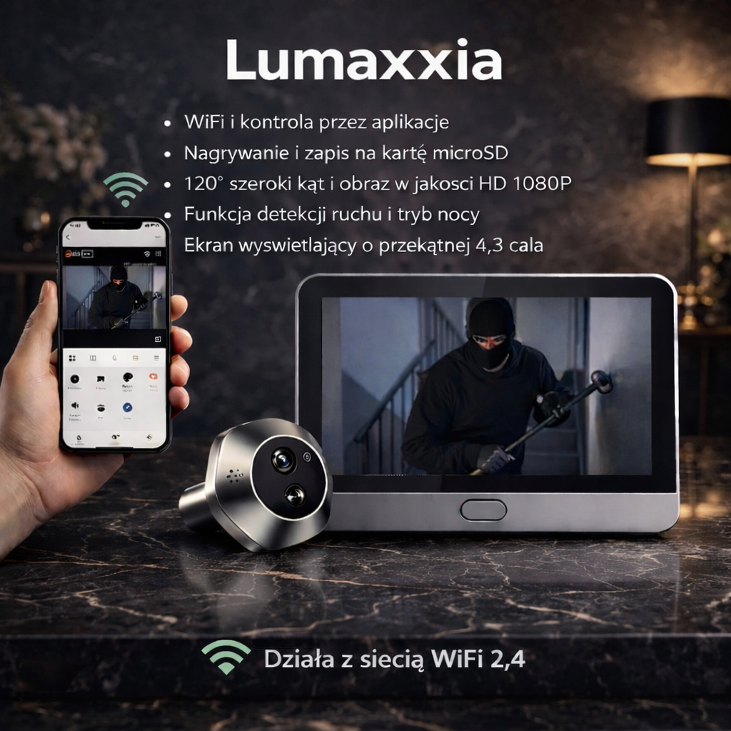 Lumaxxia™- Smart Wizjer 24