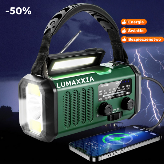 Lumaxxia™-  Wielofunkcyjne Radio Survivalowe